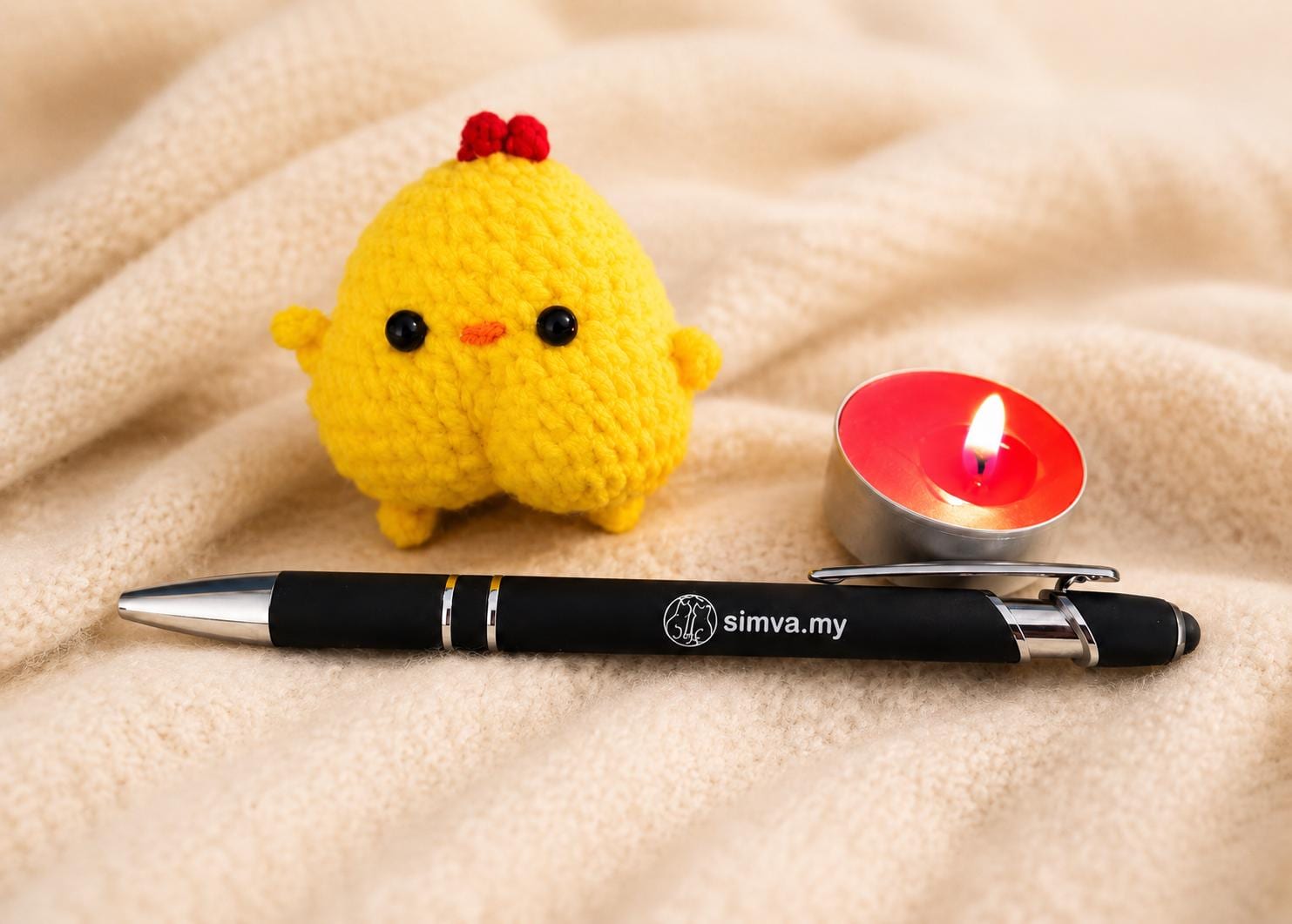 Handmade crochet chick plush keychain velvet amigurumi easter gift yellow
