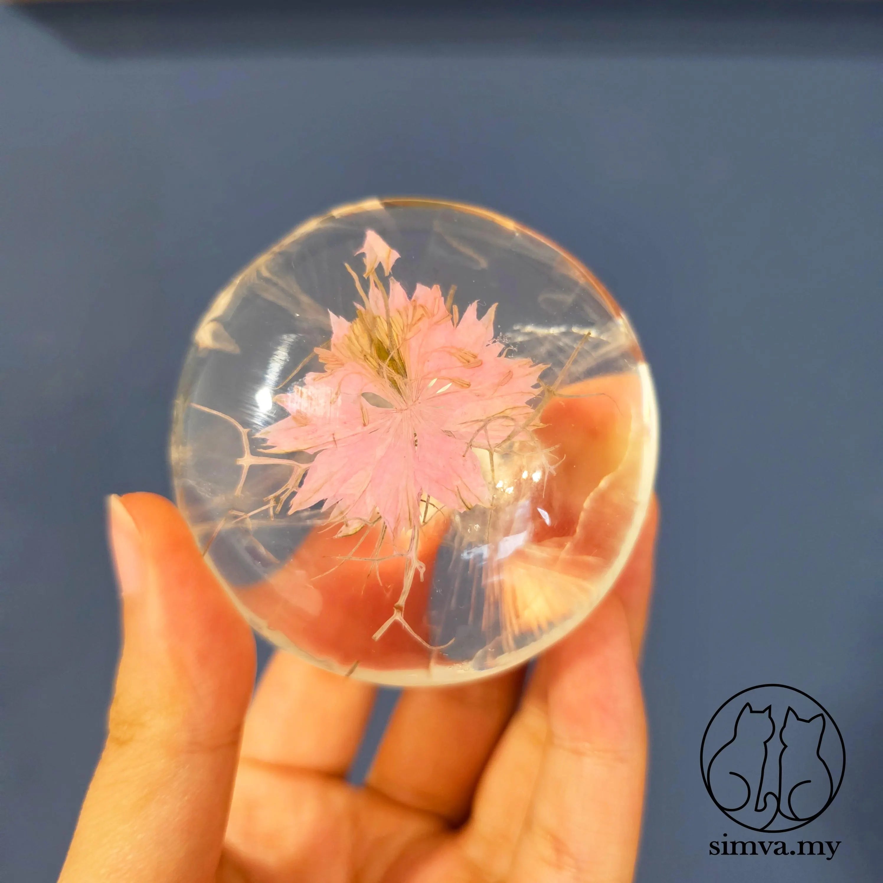 Real Flower Soap Bar Handmade Botanical Soap with Pressed Flowers Eco-Friendly Gift